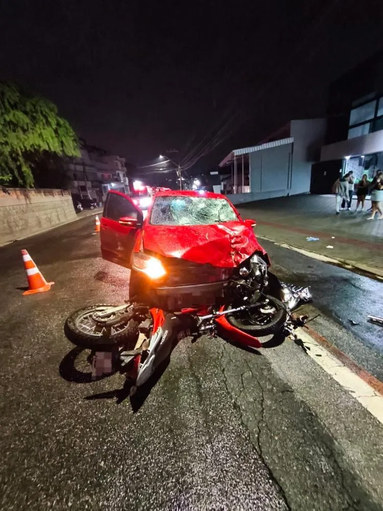 Motociclista morre em acidente na madrugada deste domingo em Blumenau