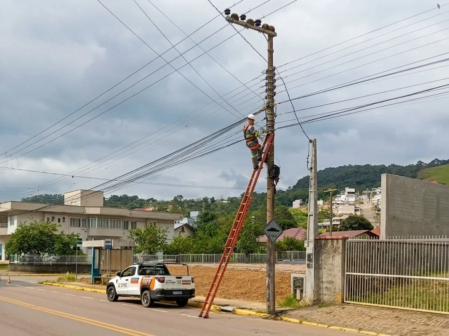 Rio do Sul realiza nova etapa da Operação Limpa Fios nesta quarta-feira