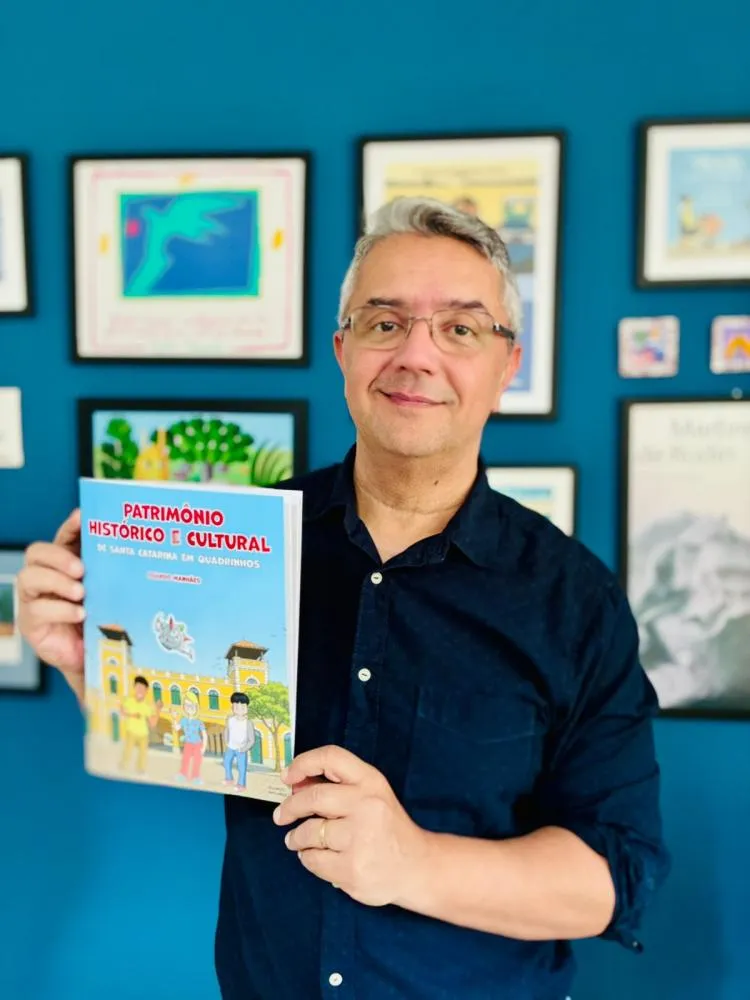  O projeto foi idealizado e produzido pelo ilustrador, chargista do Jornal ND e quadrinista de renome internacional Ricardo Manhães. Divulgação