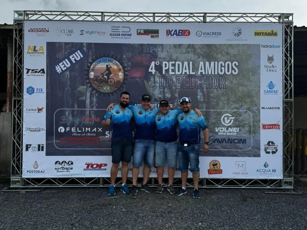 Gaspar recebe 5º Pedal dos Amigos do Belchior com percurso por paisagens naturais, feijoada e ação solidária