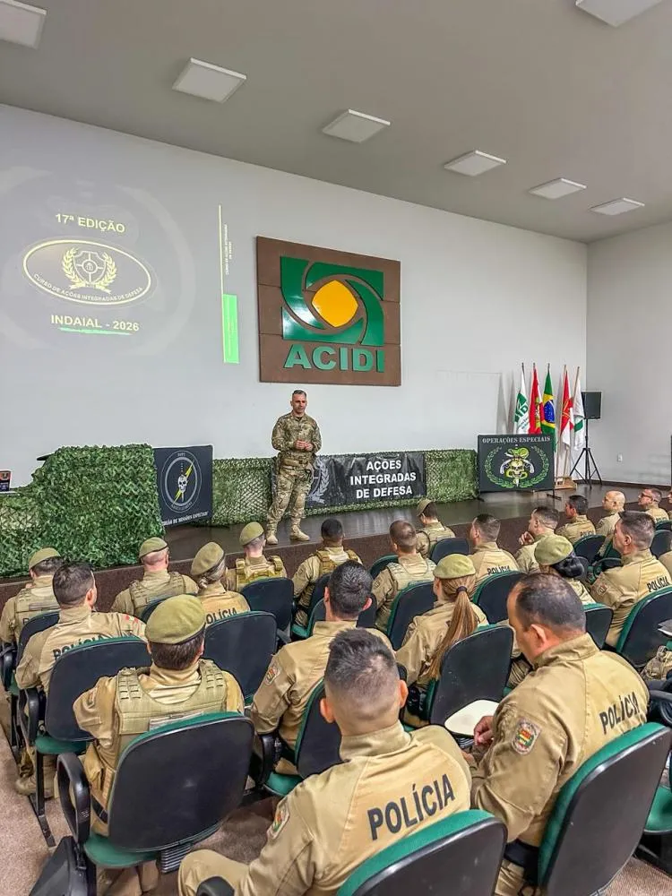 Polícia Militar inicia curso de capacitação contra crimes violentos em Indaial