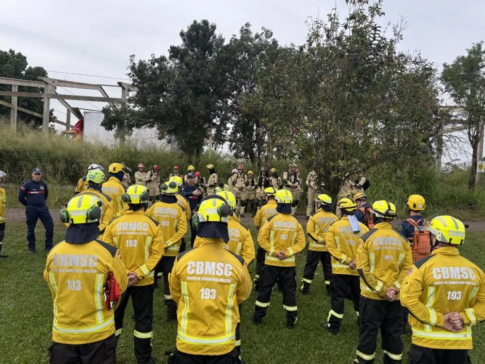 Bombeiros de SC encerram participação em simulado de desastres no RS; próxima edição será em Blumenau