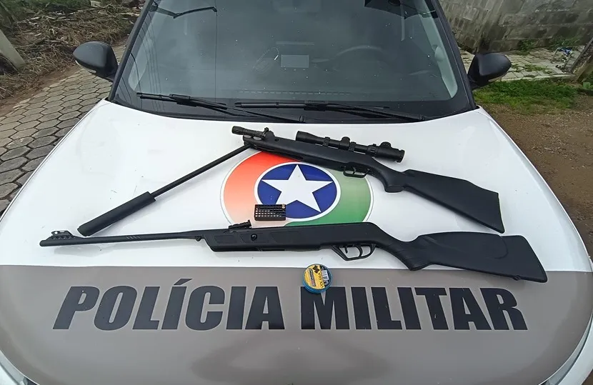Homem é preso após denúncia de disparo de arma de fogo em Gaspar