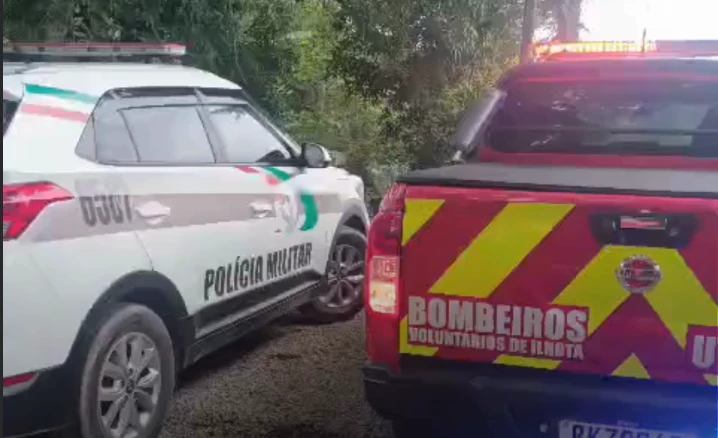 Foto: Divulgação/Bombeiros Voluntários de Ilhota