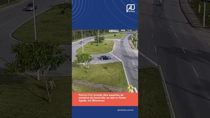 Polícia Civil prende dois suspeitos de tentativa de homicídio no bairro Ponta Aguda, em Blumenau