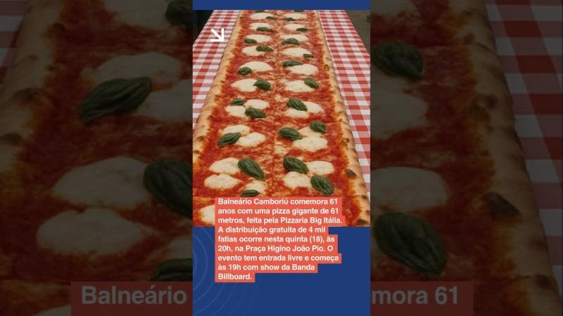 AJ MAIS: Falta de água no Progresso, pizza gigante em BC e polêmica sobre sede da Câmara em Blumenau