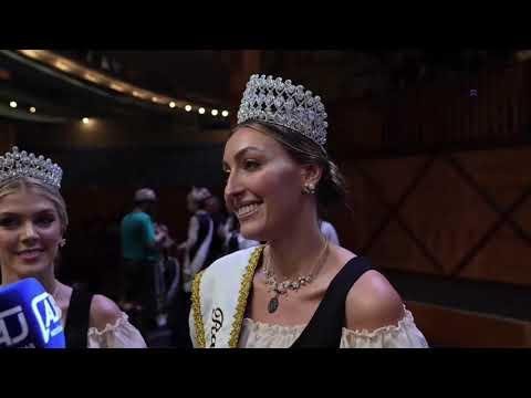 Rainha Letícia Zonta se emociona com coroação na Oktoberfest Blumenau