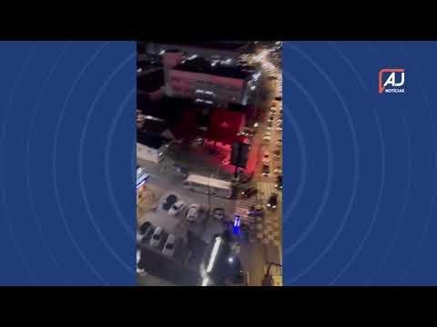 Incêndio atinge apartamento no 11º andar na Rua São Paulo em Blumenau