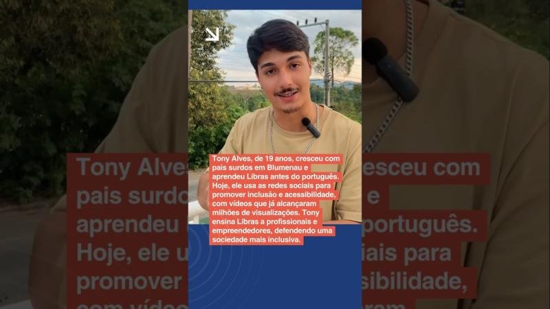 AJ MAIS | Três feminicídios em uma semana, jovem blumenauense inspira inclusão com Libras