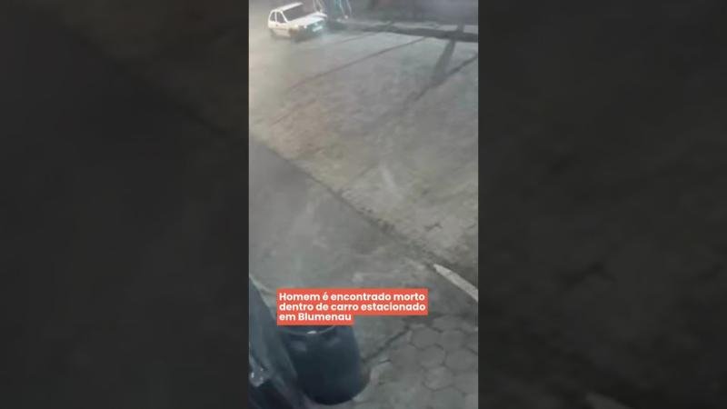 Homem é encontrado morto dentro de carro estacionado em Blumenau