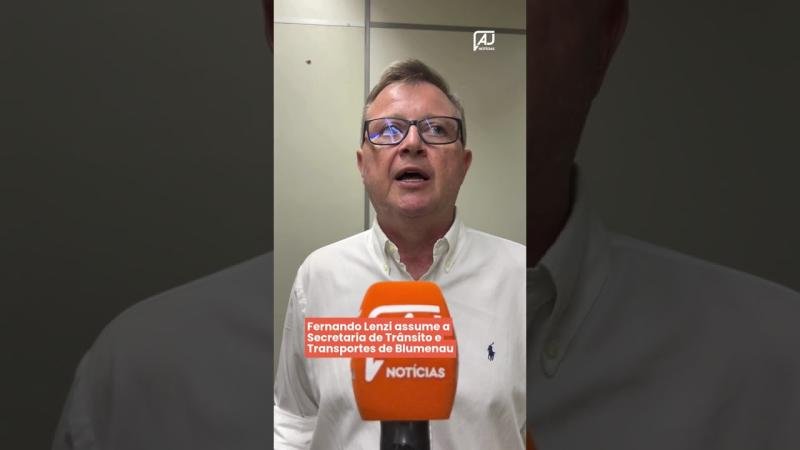 Fernando Lenzi assume a Secretaria de Trânsito e Transportes de Blumenau