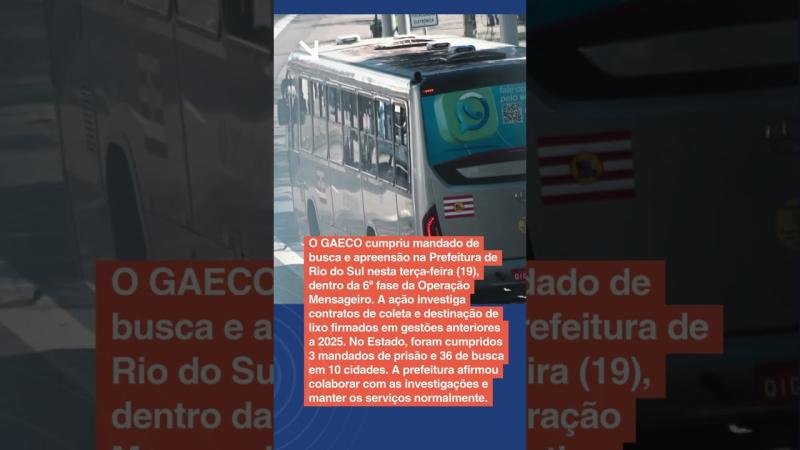 AJ MAIS | CPI do Esgoto segue em Blumenau, GAECO atua em Rio do Sul e moradores do Passo Manso cobram reparos