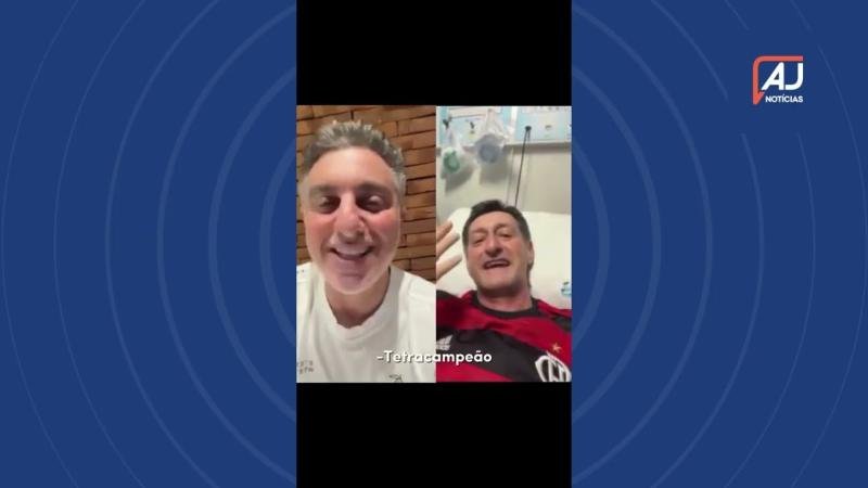 Após cirurgia emergencial, torcedor de Blumenau comemora tetra do Fla e fala com Arrascaeta