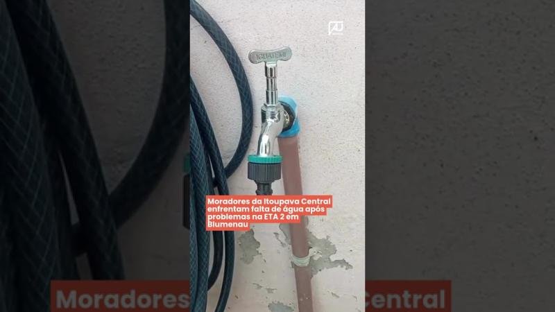 Moradores da Itoupava Central enfrentam falta de água após problemas na ETA 2 em Blumenau