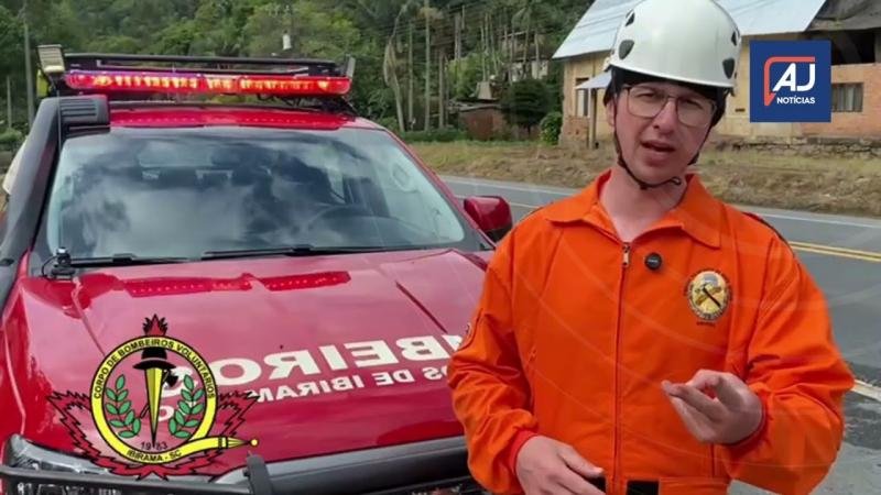 Bombeiros seguem buscas por homem que desapareceu no rio Itajaí-Açu em Ibirama