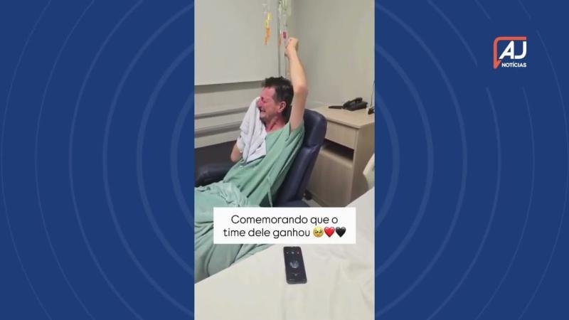Flamenguista de Blumenau passa mal em viagem à final e comemora título no hospital
